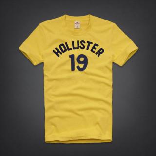 Tee shirt Hollister Homme Jaune